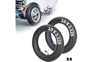 RUHUO 2er Packung 10 x 2 Innen Schläuche Reifenschlauch Ersatz für Kinderwagen/Kinderfahrrad/Kinder Dreirad / 3-Rad-Trikes/Babyjogger Geeignet für 10 x 1,90, 10 x 1,95, 10 x 2,125, 10 x 2,25 Reifen