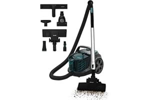 ‎CECOTEC Cecotec Conga Rockstar Cyclonic XL ProAnimal. 900 W i 20 kPa, cykloniczny bez worka, pojemność 2,8 l, podwójny filtr HEPA, metalowa rura, akcesoria dla zwierząt