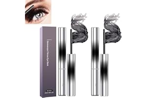 CELIODD Facelove Eye Iron Mascara, 2 pezzi, mascara Ironeye, mascara 3D, impermeabile, sottile, non sbava (nero, 8 g)
