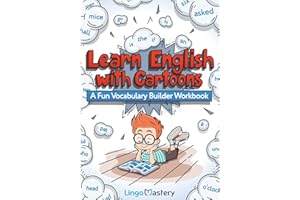 Learn English With Cartoons: A Fun Vocabulary Builder Workbook