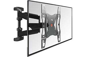 Vogel's Base 45 L schwenkbare TV Wandhalterung für 40-80 Zoll Fernseher, max. 45 kg, bis zu 180° Schwenkbar, neigbar, Fernsehhalterung, max. VESA 600x400, Universelle Kompatibilität, TÜV-Zertifiziert