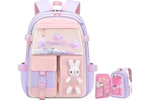 Aytop Mochilas para Niñas, Ligero Infantil Mochila Chica Mochilas Mochila Diaria para Niños Mochila Infantil Gran Capacidad Impermeable Mochila Niñas Escolar Primaria para Viaje Escolar