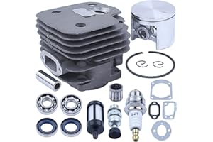 Gubeter Kit de Piston de Cylindre à Grand alésage 52 mm, pour tronçonneuse Husqvarna 162,266,266Se, 501 68 55-71