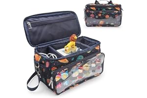 Taladad Tasche für Toniebox Tonie,Aufbewahrung für Tonies Hörfiguren,Tragetasche mit Schultergurt,für Toniebox Starter Set und Zubehör Tonies Figur, Zubehör Schutzhüllen-Organizer