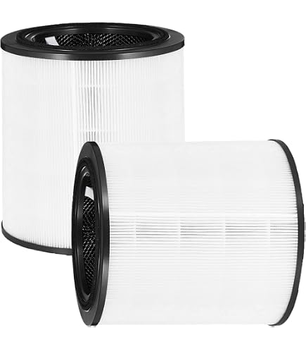 PUREBURG E-200 Ersatzfilter 2er-Pack – H13 True HEPA, Aktivkohle, Kompatibel Mit Lunino Luftreiniger