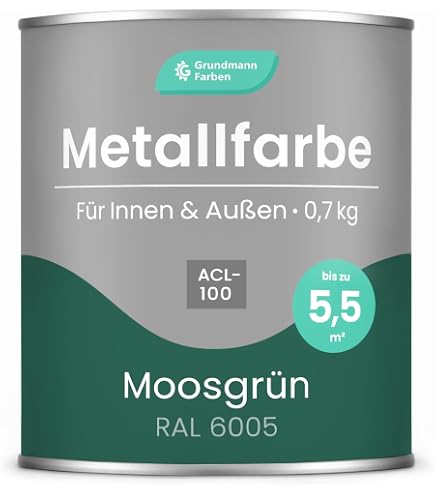 Hamburger Lack-Profi Metallschutzlack – Glänzend Schwarz RAL 9005, 1 Liter, Für Innen & Außen