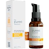 The Purest Solutions, C Vitamini Aydınlatıcı ve Cilt tonu Eşitleyici Cilt Bakım Serumu 30 ml (%10 Ascorbic Acid & Ferulic Aci