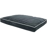 Luxury Durable Chenille Fabric Visco Filled Double Sided And Zipper Washable Dog Bed-XL(70x100x10cm)(FcenileAnthracite)