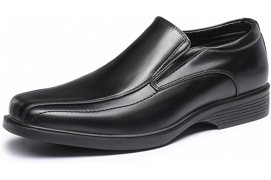 Bruno Marc Men's Dress Shoes Leather Lined Formal Oxfords Business Men Slip-on Loafer
