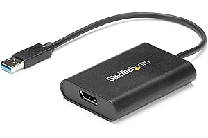 ‎STARTECH StarTech.com USB 3.0 zu DisplayPort Adapter, USB DP Monitor Konverter für Windows, 4K(macOS/ChromeOS/Linux nicht unterstützt)
