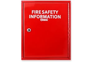 Vigil Fire Document Cabinet - Fire Documents Storage Box with Lock for Storing Safety Information - A4 Document Cabinet for Emergency Access