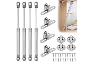 VZXZXE Amortiguadores de Gas 200N hidraulico puerta abatible Pistones a Gas Muebles Cocina Amortiguadores Muebles Bisagras Puertas Cocina 4 Piezas