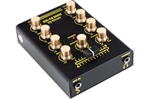 Pronomic DX-10 MKII DJ Mixer - kompakter 2-Kanal-DJ-Mixer mit zwei Line-Eingängen und 2-Band Equalizer - Mikrofoneingang mit separatem Laustärkeregler - Master- und Kopfhörer-Ausgang - schwarz