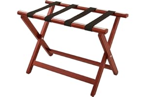 Corby York Wooden Luggage Rack in Mahogany