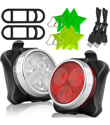 Yarrie LED Licht Set – USB-aufladbar, Wasserdicht, 650 MAh Akku, 2-teilig