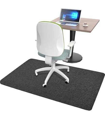 120 X 150 Cm Underlay Desk Chair, Gaming Chair Mats, Floor Protection Mat, Office Chair, Office Chair Underlay For Chairs, High Density Anti-Slip, Carpet Underlay, Scratch-Resistant For Parquet And