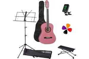 MusicalStore2005 Kit Completo per Chitarra Classica EKO CS10 (Completo, Pink)
