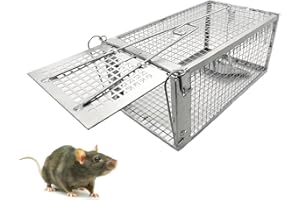 PIXESTT Trampa para ratones, hámsters, trampa para ratas amigables con animales - C