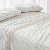Burrito Blanco Bed Sheet Set 50% Cotton 50% Polyester Bed 150 Pistachio | 3 Pieces: Fitted Sheet, Top Sheet and Pillowcase |