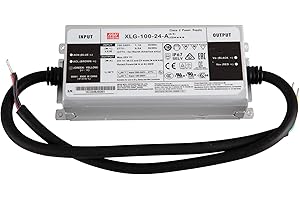 MEXTRONIC XLG-100-24-A - Trasformatore LED Mean Well XLG-100-24-A, 96 W, 24 V DC, 4000 mA LED trasformatore per illuminazione a LED