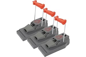 PROTECT HOME Mausefallen Click, Präzisions-Schlagfallen zur effektiven Bekämpfung von Mäusen, 3 Stück