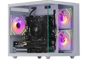Veno Scorp Gaming PC AMD Ryzen 7 5700X Processor Nvidia RTX 3050 6GB Graphics Card - 16GB 3200MHz Ram - 1TB NVMe SSD - 550W PSU - Windows 11 - WiFi - Mini Nem 3 white