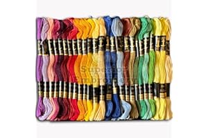 ANCHOR STRANDED COTTON New Anchor Cotton Threads Beautiful Embroidery Cross Stitch 8m Each Skeins - Pack of 50 Skeins 100% Cotton Thread Assorted Colors Latest Eidtion Free P&P UK