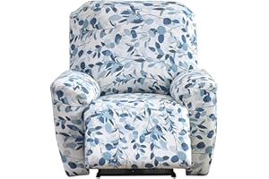 MEIGEH Sessel überzug Liegebezüge Stretch Sesselschoner relaxsessel Sesselbezüge 4 Stück Liegeschutz Sesselbezug husse für Relaxsessel