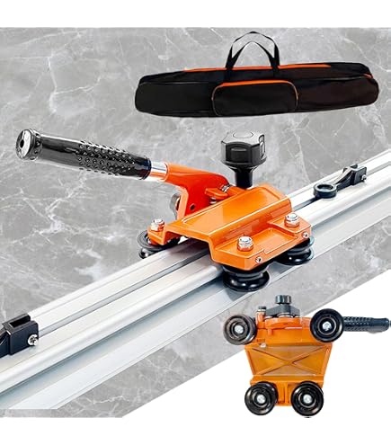 KATSU Fliesenschneider Manuell – 3 Meter Alu-Führungsschienen, Max. 15 Mm Schnittstärke, Für Keramik & Glas