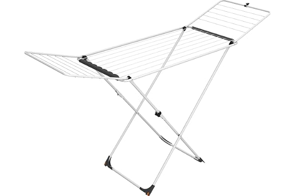 Vileda Universell tvättspindel, stål, vit, 5 x 55 x 129 cm