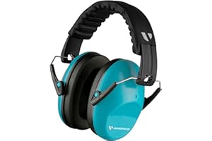 Vanderfields Casque Anti Bruit Enfant, 26dB SNR, Casque Anti-bruit Réglable et Pliable Pour Enfants 3-16 Ans, Protection Auditive pour Autisme, TDAH, Concerts, Feux d’Artifice et Voyages