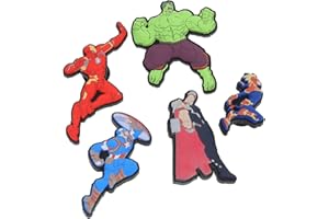 Crocs Avengers 5pck, Ciondoli per Scarpe Unisex-Adulto, Multicolore, Taglia Unica