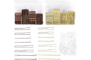 600 stycken hårnålar bobby pins set hårklämmor små U-hårklämmor 5 cm, 5,5 cm (2,36 tum) bobby stift metall hårnålar med förva