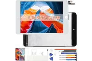 ATWIST Écran pour iPad Mini 4 2015 LCD Display - pour iPad Mini 4 LCD Écran Tactile Remplacement A1538 A1550 Numériseur Verre pour iPad Mini4 Affichage de Rechange Tools (Blanc)