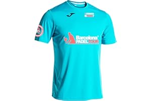 Barcelona Padel Tour | T-Shirt Technique Manches Courtes Joma Te Gusta el pádel | Homme | Estampage Spécial Padel | Toucher Doux et Séchage Rapide | Vêtements de Sport