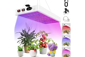 OGVDOE LED Grow Lampe, BW1000 Pflanzenlampe LED Vollspektrum mit UV IR 216 LEDs Grow light Led grow lampe vollspektrum für Gewächshaus und Zimmerpflanzen, Gemüse, Blume