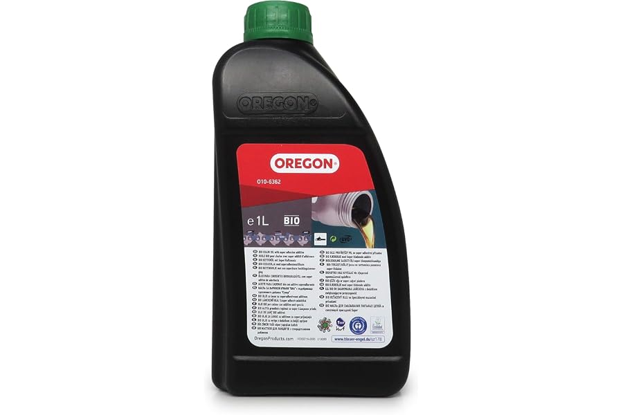 Oregon Aceite Orgánico y Biodegradable para Lubricar Cadenas de Motosierra (Botella de 1 L)