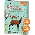moses. Expedition Natur - 50 heimische Wald- und Wildtiere, Entdeckerkarten zur Bestimmung von Tierarten, Outdoor-Spielzeug f