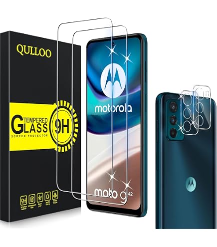 Savvies Protection Ecran Pour Motorola Moto G42 (Caméra