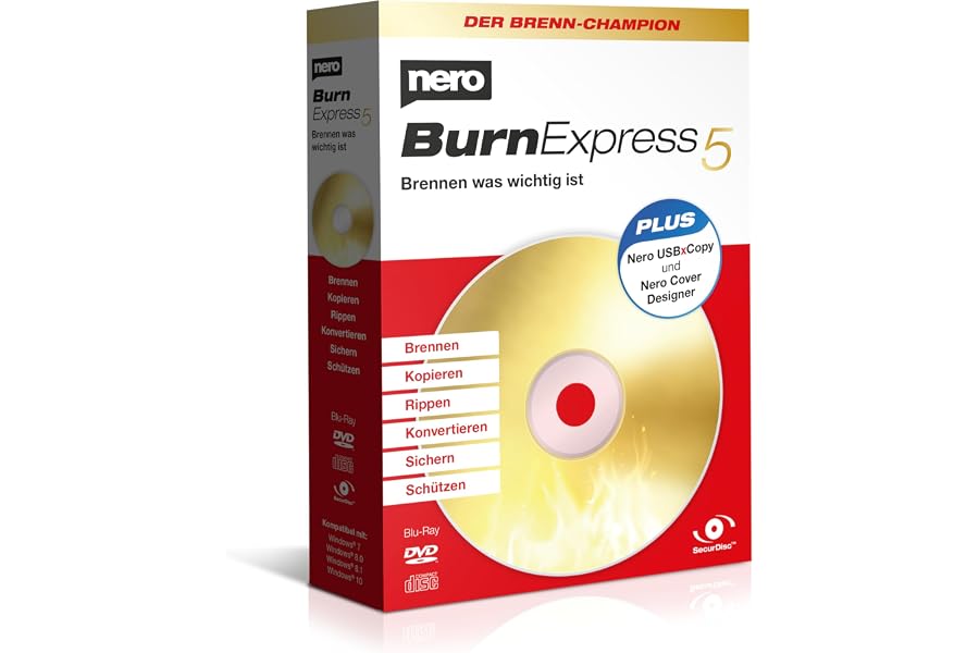 Nero Burn Express 5 - Masterizzare | Copiare | Rip | Convertire | Backup | Proteggere
