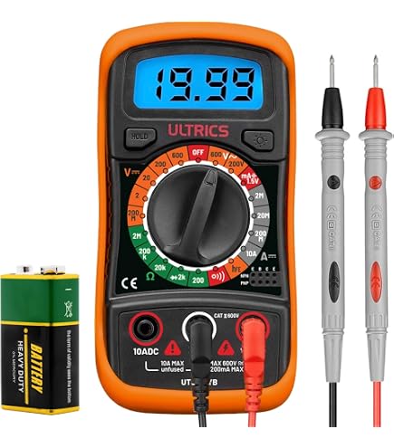 JINGAN Multimeter-Prüfspitzen Set – 2 Stück, 3 Mm Edelstahl-Nadelspitzen, PA Isoliert, Zerstörungsfrei, Für Steckdosen & Elektroprüfungen