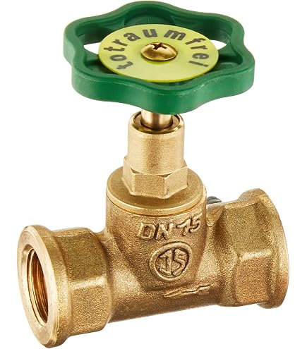 2 Stück Mini Kugelhahn 1/2 Zoll – Messing Absperrventil mit Innen- und Außengewinde, Wasserabsperrventil für Rohrleitungssysteme