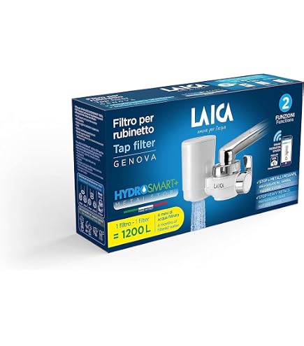 AquaEasy Depuratore Acqua A Gravità In Acciaio Inox 304 - 8.5 Litri Con 2 Filtri A Carbone Attivo E Rubinetto, Supporto In Legno
