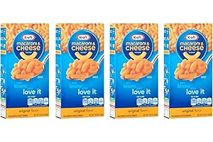 GIFTOLUXE Kraft Original Macaroni & Cheese 206grams | Kraft Mac and Cheese Instant Meal | American Food | Pack of 4