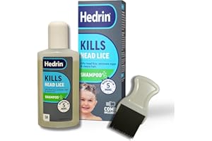 ‎HEDRIN Hedrin All in One Shampoo, 100 ml, tötet Kopfläuse, entfernt Eier und reinigt das Haar