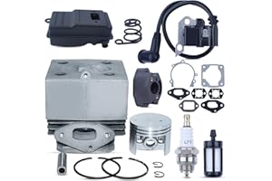 Atunee 46 mm Kit cilindro pistone per Stihl SR400 SR420 BR320 BR400 BR340 BR380 BR420 Ricambi 4203-020-1201 4203 400 13014203 140 0602