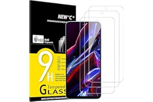 NEW'C 3 sztuki Szkło dla Xiaomi Poco X5 Pro 5G (6.67 Cala) Hartowane i Folia Ochronna Ochraniacz Ekranu - Bez pęcherzyków powietrza, odporność na zarysowania
