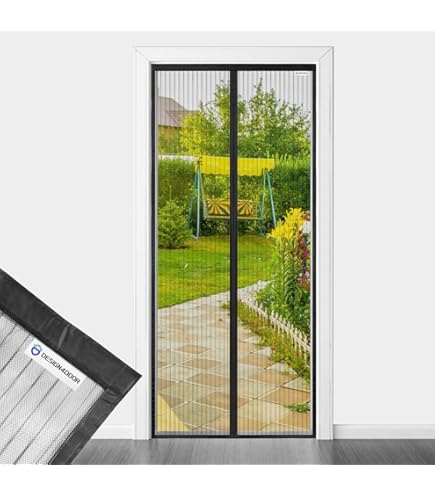 Protezione Anti Zanzare Luxvix Zanzariera Magnetica 150x250 Cm - Tenda Anti Zanzare Per Porte E Finestre Barriera Insetti Casa - Foto 10