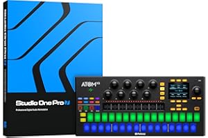 PreSonus ATOM SQ, hybrid MIDI Keyboard/Pad Performance and Production Controller with Studio One Artist, Ableton Live Lite and Studio Magic recording software bundle