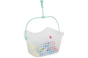 OurHouse Bucket with 24 Pegs, Grey, 1 Size